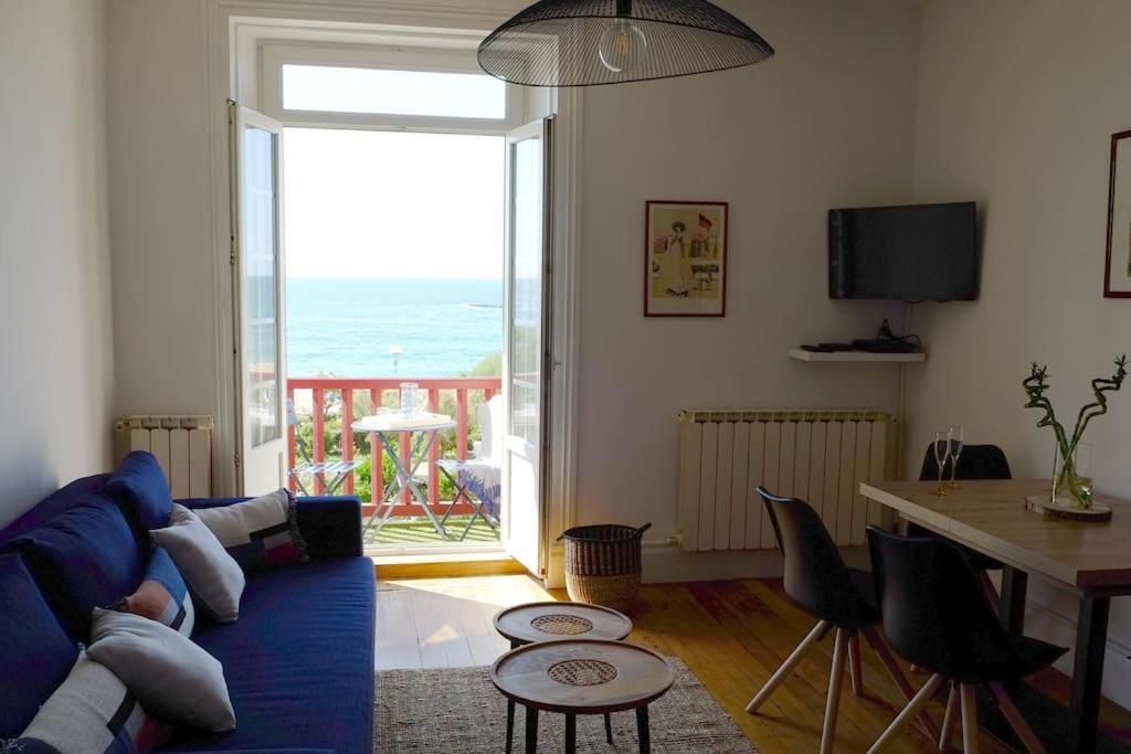 Appartement Le Sahel - Vue Imprenable Sur L'Ocean Μπιαρίτζ Εξωτερικό φωτογραφία