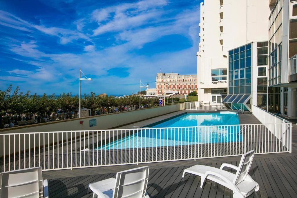 Appartement Le Sahel - Vue Imprenable Sur L'Ocean Μπιαρίτζ Εξωτερικό φωτογραφία